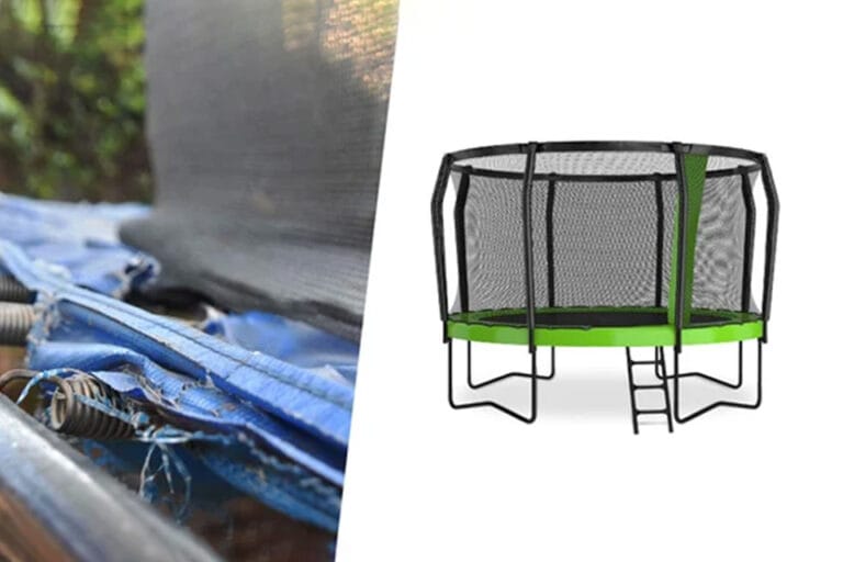Reparera eller köpa en ny? 5 renovation of an old trampoline or purchase of a new trampoline pic00