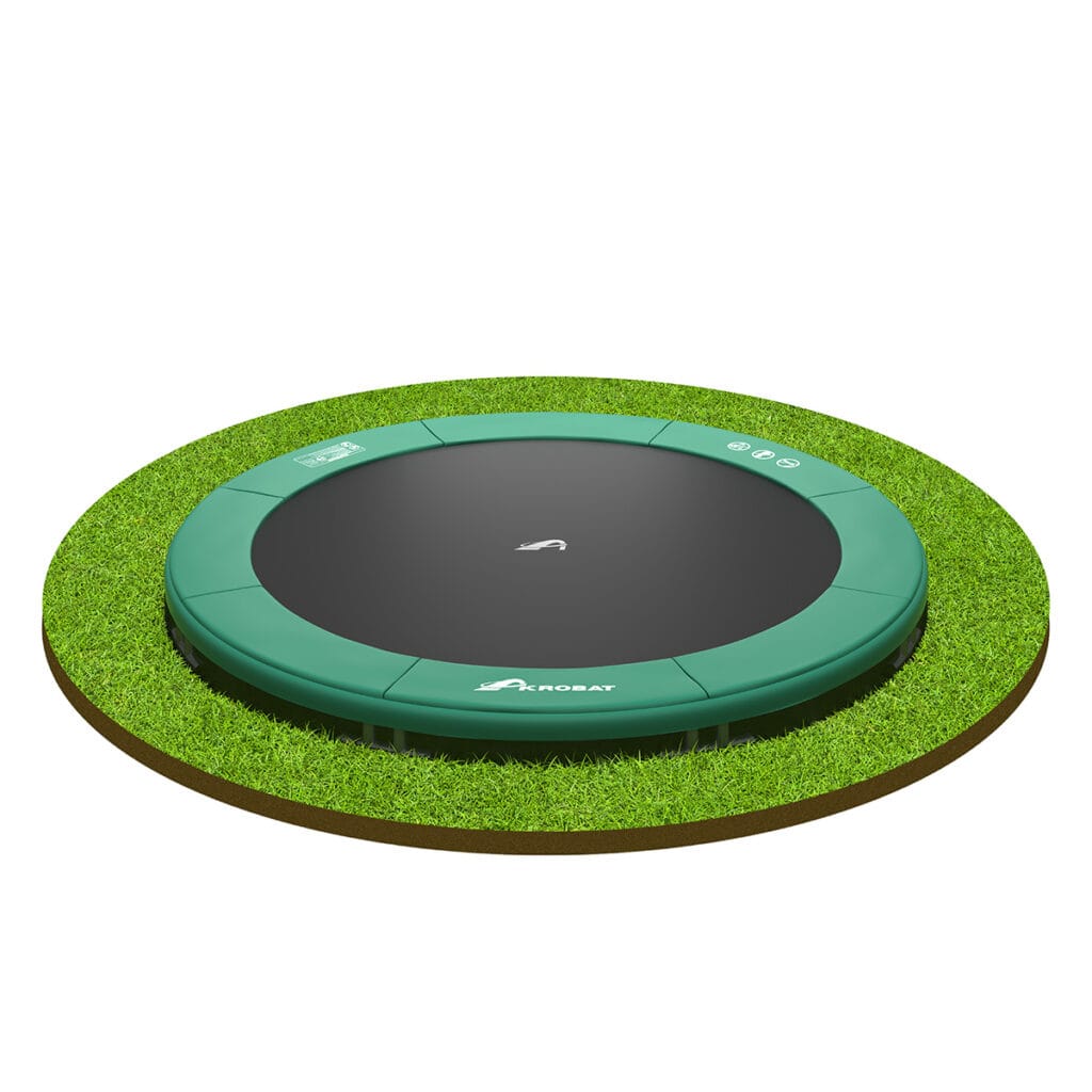 Akrobat Inground Round CutOut Green Black
