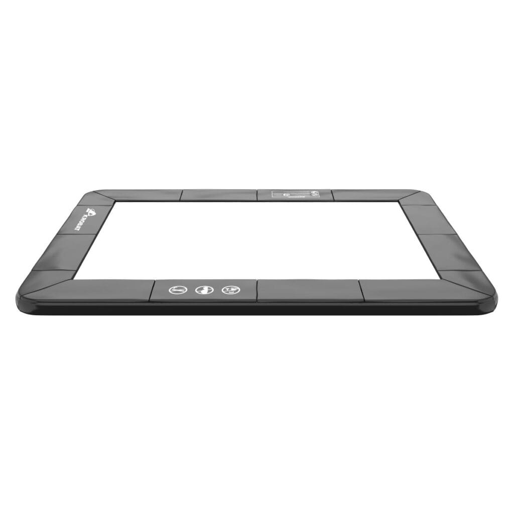 Akrobat_Pad_Primus_Challenger_Above_Rectangular_Black Akrobat Kantskydd | Orbit |. Flat
